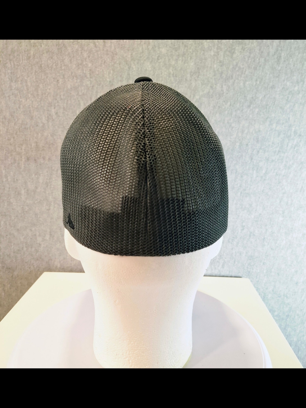AW Black Baseball Cap with White Embroidered Logo - Picture 6 of 7